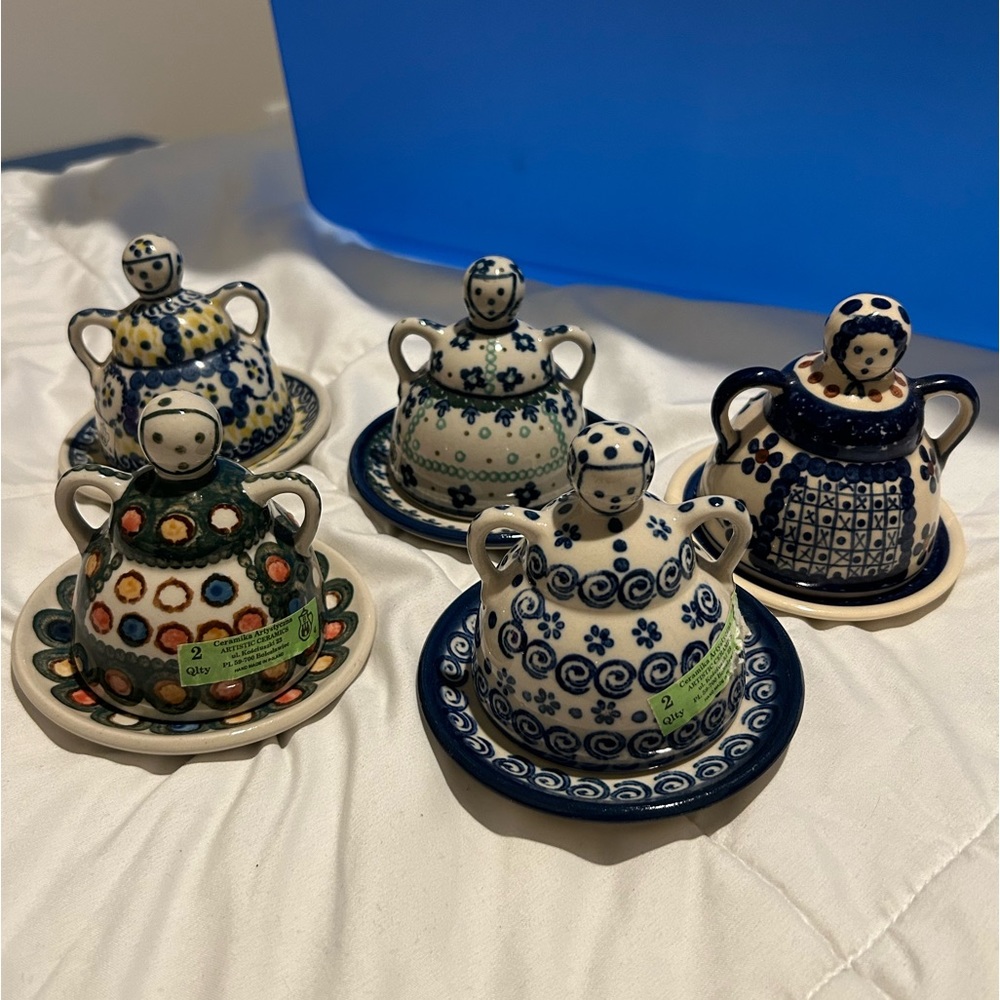 Set of 5 Mini Cheese Ladies